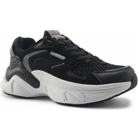 Resim Lumberjack Leaf Kadın Fileli Günlük Spor Koşu Yürüyüş Ayakkabısı Siyah 