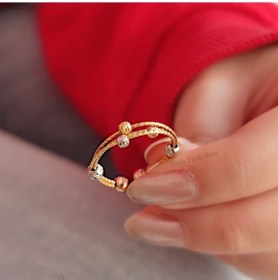 Resim Dorica Ince Gümüş Yüzük 