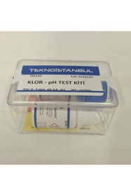 Resim TEKNO İSTANBUL Klor - pH Test Kiti 