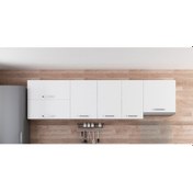 Resim Minar 275 Cm Mutfak Dolabı Beyaz 275-B4-Üst Modül Beyaz 