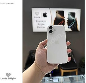 Resim Apple iPhone 16 İkinci El TR | 256 GB | Beyaz 