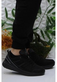 Resim Kinetix Calton Pu Siyah Gri Rahat Hafif Erkek Spor Ayakkabı 001 