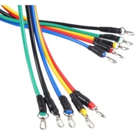 Resim Ozcmax 11 Parça Lateks Egzersiz Bandı Çekme Halatı Egzersiz Seti 