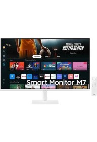 Resim Samsung M7 M70D 32" 4 ms 60 Hz (HDMI+USB +USB-C) 4K (3840 x 2160) WiFi+Bluetooth Smart Monitör LS32DM703UUXUF 