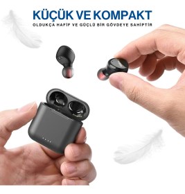Resim Tozo T6S Ipx8 Su Geçirmez Enc Gürültü Engelleme Bluetooth 5.3 Kablosuz Kulaklık 