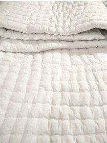 Resim Elyaf Sepeti %100 Doğal Yünden El Dikimi Çift Kişilik Yün Yorgan 