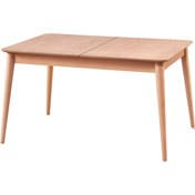 Resim Mavikoltukdöşeme Ms - Msa 188 / 140 Cm Sabit Retro Dikdörtgen Yemek Masası Cilasız Ahşap 