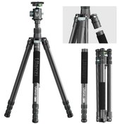 Resim Ulanzi MT-61 Carbon Fiber Hafif Taşınabilir Travel Tripod Monopod 