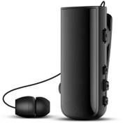 Resim Nettech Nt-bth30 Makaralı Kulakiçi Bluetooth Kulaklık - Siyah 
