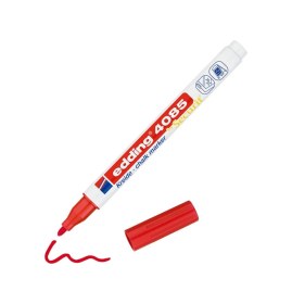 Resim 4085 Cam Sıvı Tebeşir Markörü 1-2 Mm Yuvarlak Uçlu Kırmızı Kırmızı 