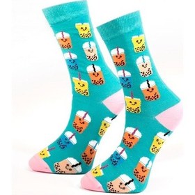 Resim Ozzy Socks Drink Desenli Çorap Çok Renkli 
