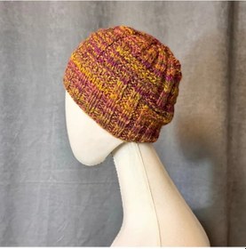 Resim Uretti - Saime 7243 - El Yapımı Örgü Çocuk Bere Çok Renkli 