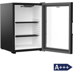 Resim Elektromarla INV-MC-40 Inverter Kompresörlü 40 Litre Camlı Minibar Mini Buzdolabı Otel Tipi Ev Ofis İçin Uygun 