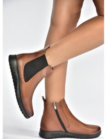 Resim Fox Shoes V324501103 Taba Hakiki Deri Kadın Bot Taba-hakiki Deri 