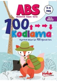Resim ABS 100 Kodlama - Algoritmik Gelişim İçin 100 Eğlenceli Soru 5 - 6 Yaş - Buçe Dayı - Pinokyo 