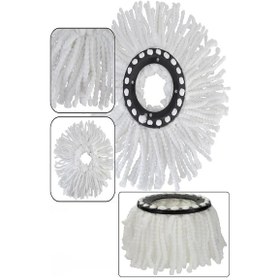 Resim Lider 6 Adet 360 Döner Yuvarlak Mikrofiber Mop Paspas Yedek Ucu 