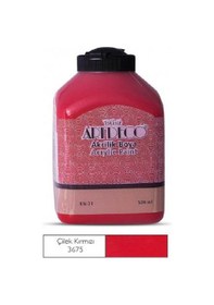 Resim Artdeco Çilek Kırmızı 500 Ml Akrilik Boya 3675 