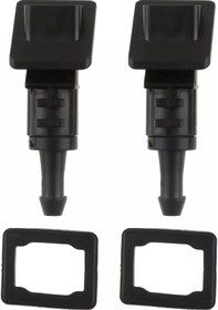 Resim 2 Adet 986301h510 Siyah Plastik Ön Cam Yıkama Jetleri Ön Cam Yıkama Sileceği Su Püskürtme Memesi Kia Ceed 2006 2007-2012 İçin Fit 