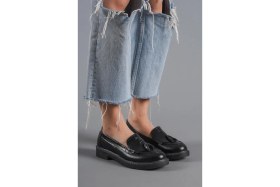 Resim Kafkaslar Kaymaz Taban Corcik Klasik Model Püsküllü Oxfort Ayakkabı 