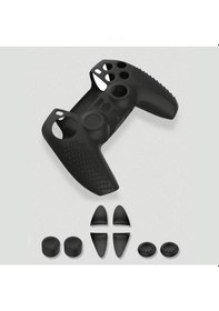 Resim Ps5 Dualsense Uyumlu Ultra Kalite Yumuşak Silikon Kılıf Gamepad Joystıck Koruyucu 