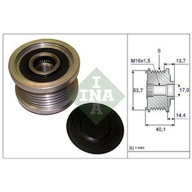 Resim INA 535020210 ALTERNATÖR KASNAĞI ASTRA J INSIGNIA A14NET 