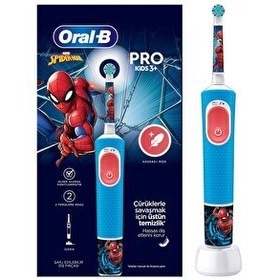 Resim Oral-B Vitality Pro Spiderman Özel Seri Çocuklar İçin Şarj Edilebilir Diş Fırçası 