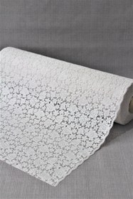 Resim DedeEvTekstil Pvc Dantel Kaymaz Raf Dolap Ve Çekmece Örtüsü Dantel-18gül 