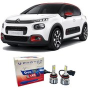 Resim Citroen C3 Led Xenon Uzun Far Ampulü H7 Duo Yeni Seri Beyaz 2016+ 