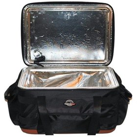 Resim Thermobag Dereceli Termal Soğutucu Çanta 19 Lt Dijital Derece Göstergeli Siyah Çok Renkli 