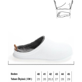 Resim Gezer 12464 Eva Içi Kürklü Islak Zemin Erkek Kışlık Ev Bahçe Sokak Iş Terliği 