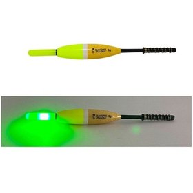 Resim Sea Horse Hassas Işıklı 5gr Yaylı Yeşil Şamandıra + 1 Pil 