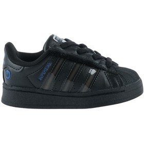 Resim Adidas Superstar Bebek Siyah Işıklı Spor Ayakkabı Js1295 Siyah 