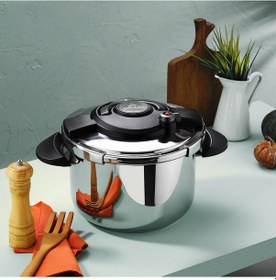 Resim Aryıldız Touch & Cook Düdüklü Tencere - 12 Litre Çelik 