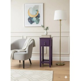 Resim By Pınar Yüksel Mini Komodin (Mor) 