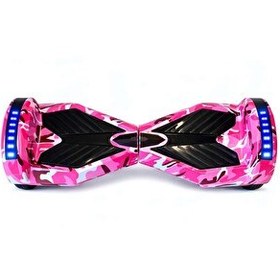 Resim Citymate Smart Balance Elektrikli Kaykay Hoverboard 8.5" - Hoverkart Set Akıllı Dengeli Ledli Bluetooth Hoparlörlü Pembe 