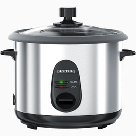 Resim 1,5 L Pirinç Pişirici, Paslanmaz Çelik, 4 Kişilik, Sıcak Tutma Fonksiyonlu - Gri 