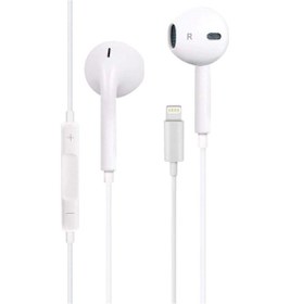 Resim I7 Lighthing To Stereo Earphone Kablolu Kulaklık Beyaz Lenovo 