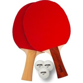 Resim Kbs Batman Set Masa Tenisi Raketi 2 Raket 3 Top 