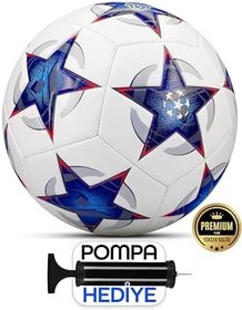 Resim Telvesse Futbol Topu Şampiyonlar Ligi Pompalı Sert Zemin Halı Saha Futbol Topu No:5 034 