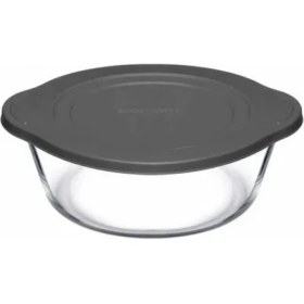 Resim Paşabahçe Gri Kapaklı Yuvarlak Borcam 840CC 