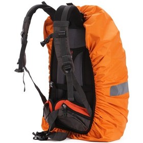 Resim Mufunye Yansıtıcı Dağcılık Sırt Çantası Yağmur Kılıfı Çift Tokalı Turuncu Beden S 35l Çok Renkli 