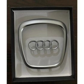 Resim Yıldız Tuning Audi A6 C6 2007-2011 Direksiyon Logosu Çerçevesi Göbeği 