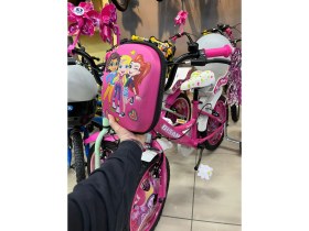 Resim Ümit Bisiklet Bisiklet Ön Çanta - Poly Pocket Karakterli, Kız Gidon Çantası 