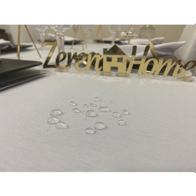 Resim Sıvı Geçirmez Dertsiz Masa Örtüsü Beyaz 25 Parça 