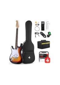 Resim Donner Dst-100sl Solak Elektro Gitar Seti Sunburst 