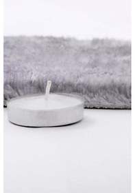 Resim Raschel Carpet Kesme Yolluk Kaymaz Taban Yumuşak Peluş Halı Açık Gri Açık Gri 