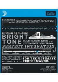 Resim D'addario Exl110-3D 3 Set Elektro Gitar Tel Seti. Xl. 10-46. Nı 