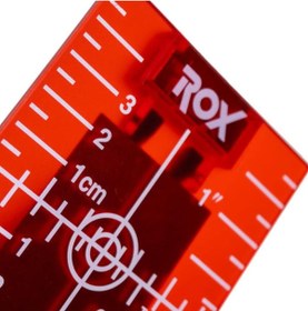 Resim Rox Wood Rox 0273 Lazer İçin Görünürlük Arttırıcı Lazer Hedef Kartı Plakası 104x74 mm 