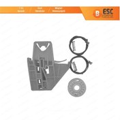 Resim Skoda Octavia MK2 2004-2013 İçin Arka Sağ Cam Kriko Tamir Seti 