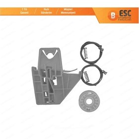 Resim Skoda Octavia MK2 2004-2013 İçin Arka Sağ Cam Kriko Tamir Seti 